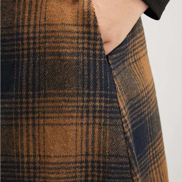 Bloom Chic/ NWT/ Tartan Print Pocket Zipper Skirt/ size US 14/16 - Picture 12 of 15